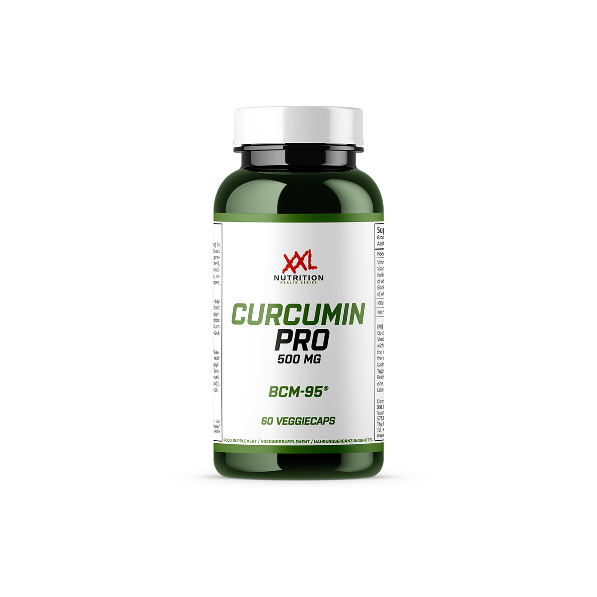 XXL Nutrition Kurkuma Extract Bcm-95® (met Bioperine®) - 500 mg (60 capsules)
