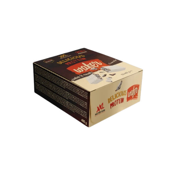 XXL Nutrition Delicious Protein Wafer - Cookies & Cream (12 x 40 gr)