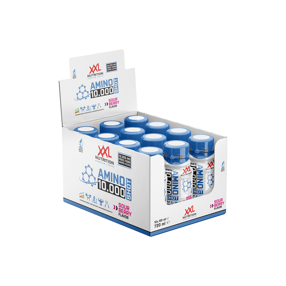 XXL Nutrition Amino Shot 10.000 (12 x 60 ml)