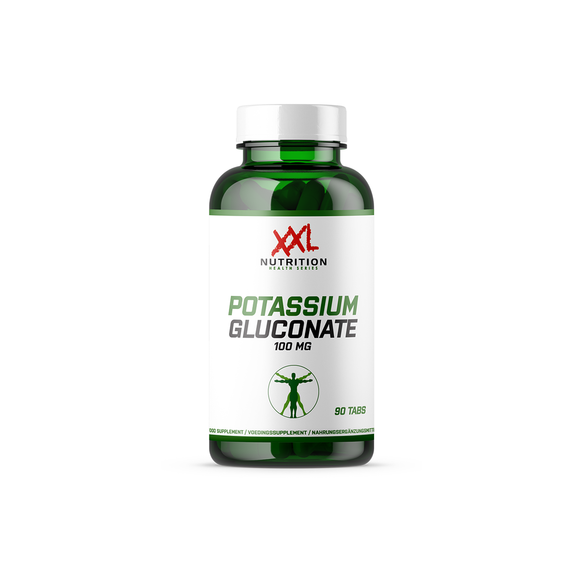 XXL Nutrition Kalium Gluconaat - 100 mg (90 tabletten)
