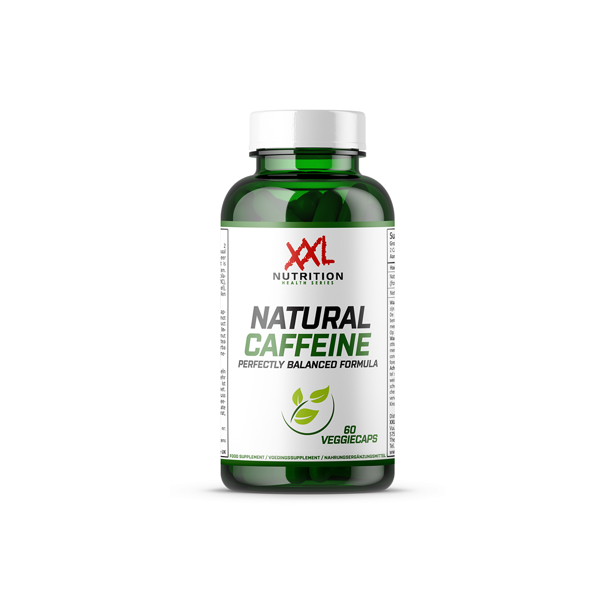 XXL Nutrition Natuurlijke Cafeïne - 100 mg (60 capsules)