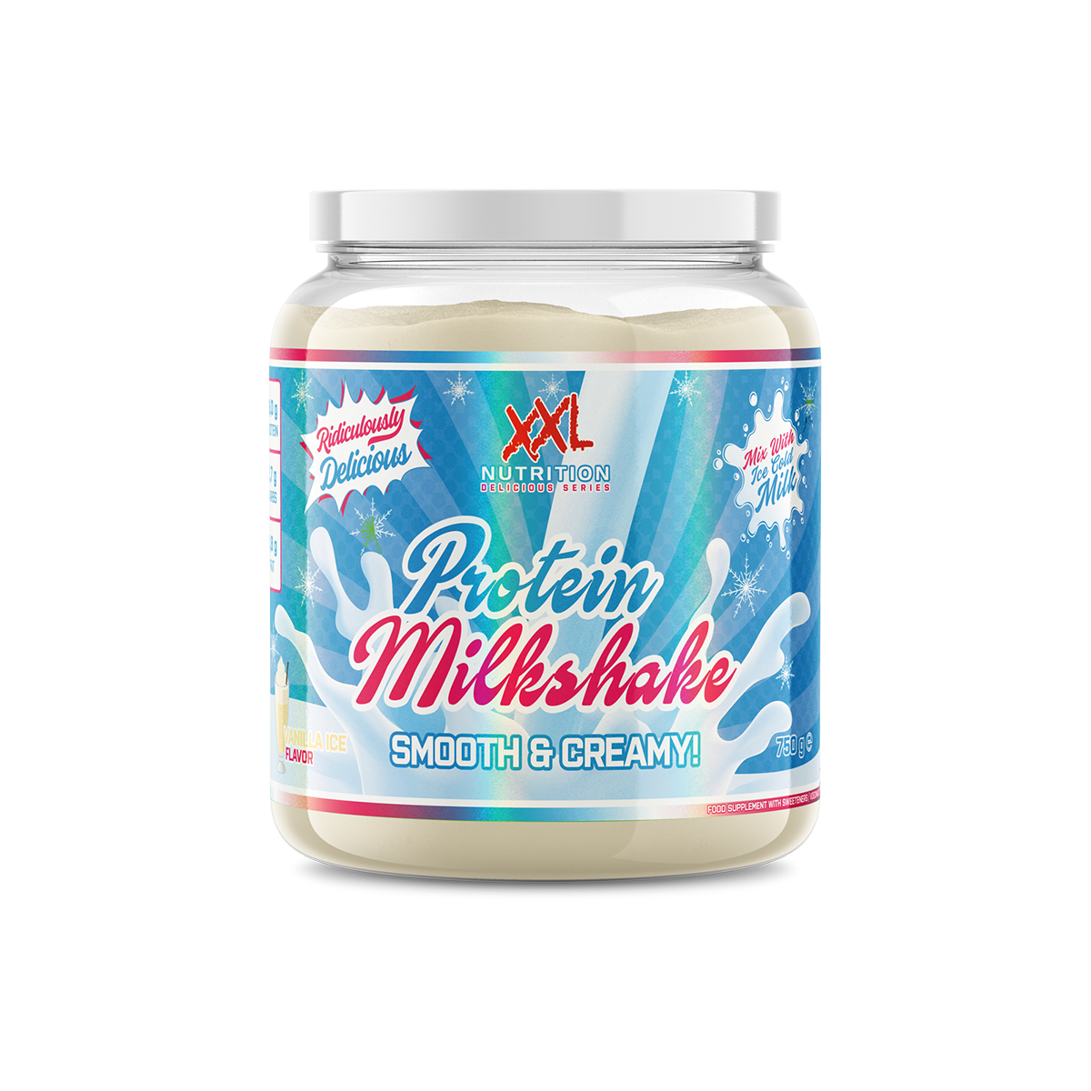 XXL Nutrition Protein Milkshake Vanilla Ice (750 gr)