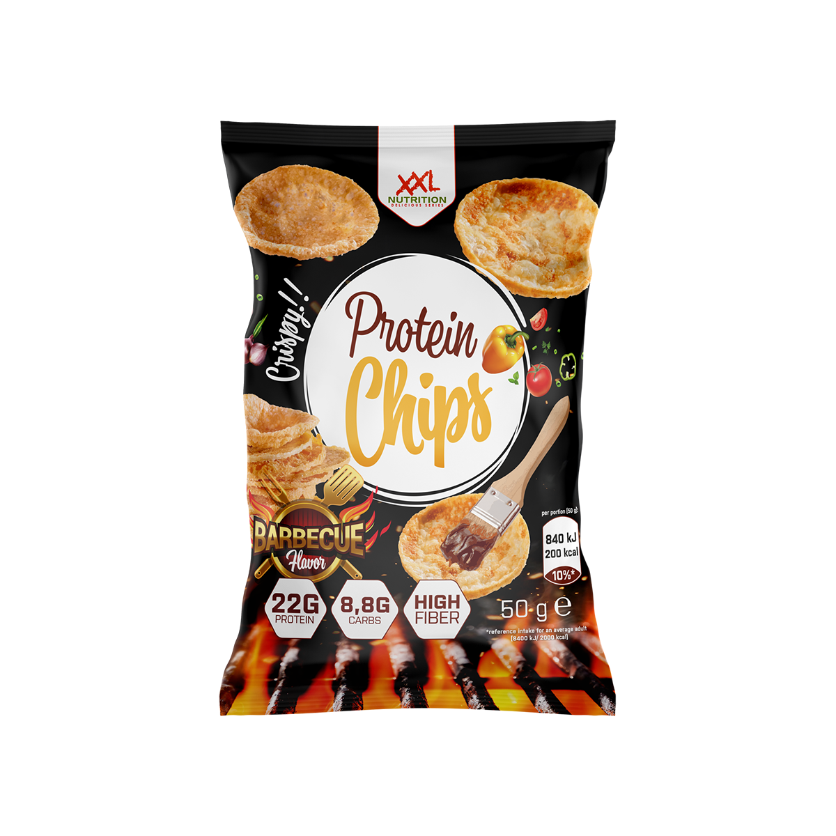 XXL Nutrition Protein Chips-BBQ (50 gr)
