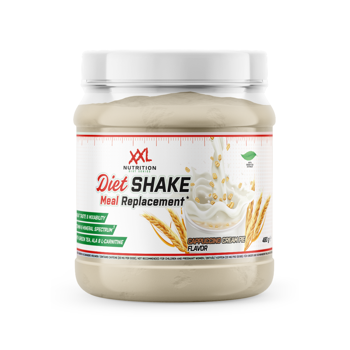 XXL Nutrition Diet Shake - Cappuccino Cream Pie (1200 gr)