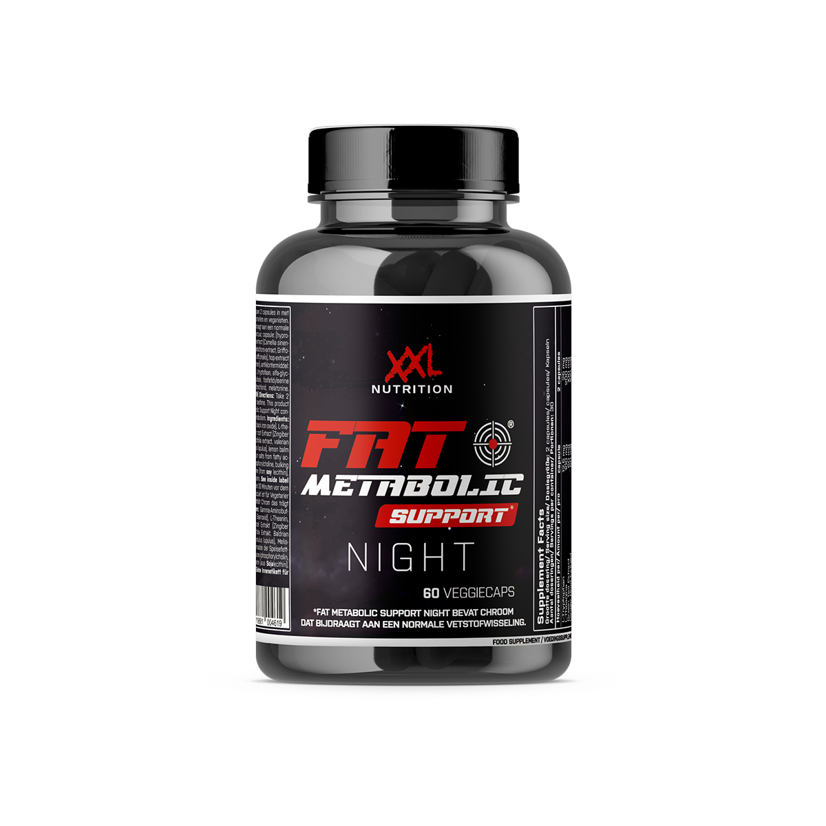 XXL Nutrition Fat Metabolic Support Night (60 capsules)