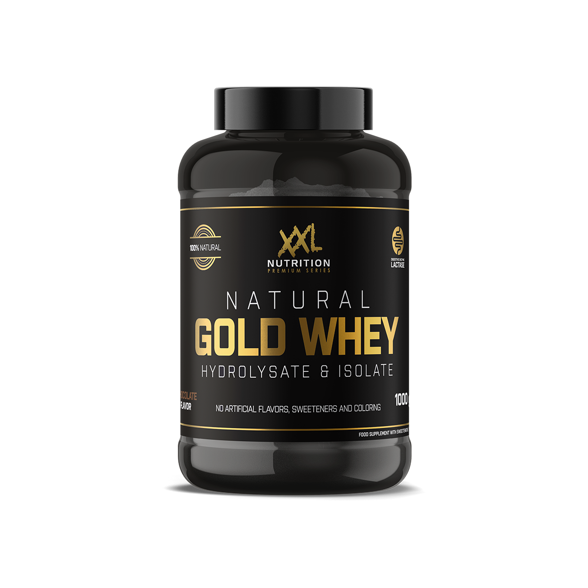 XXL Nutrition Natural Gold Whey Chocolade (1000 gr)