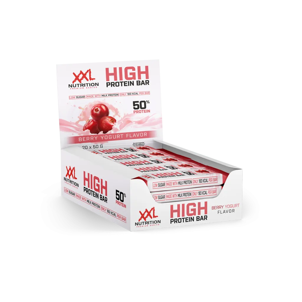 XXL Nutrition High Protein Bar 2.0 - Berry Yoghurt (20 x 50 gr)