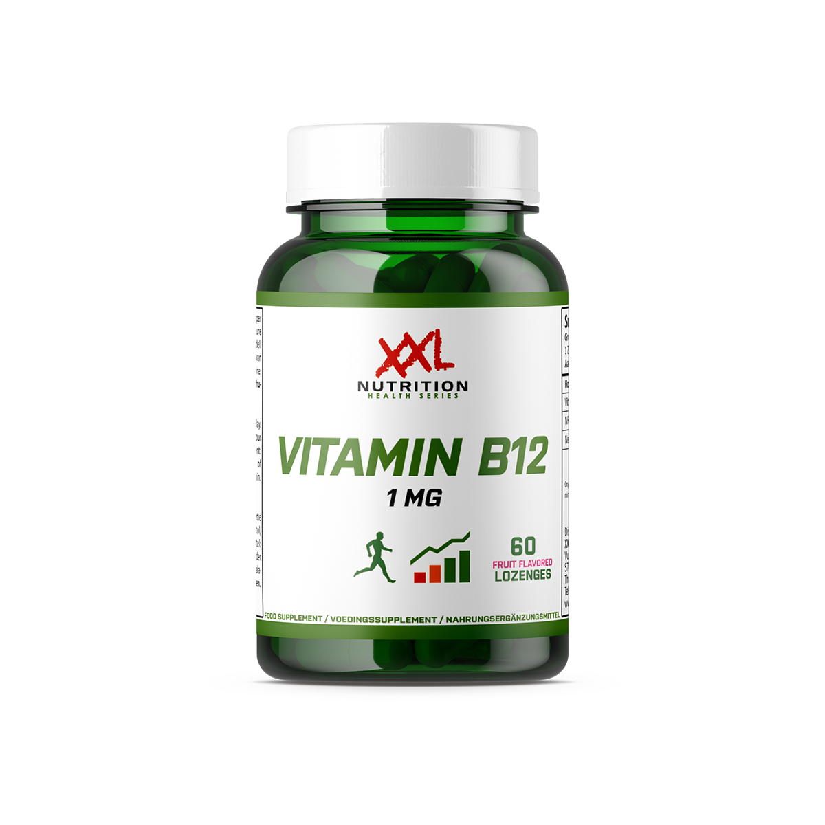 XXL Nutrition Vitamine B12 - 1 mg (60 zuigtabletten)