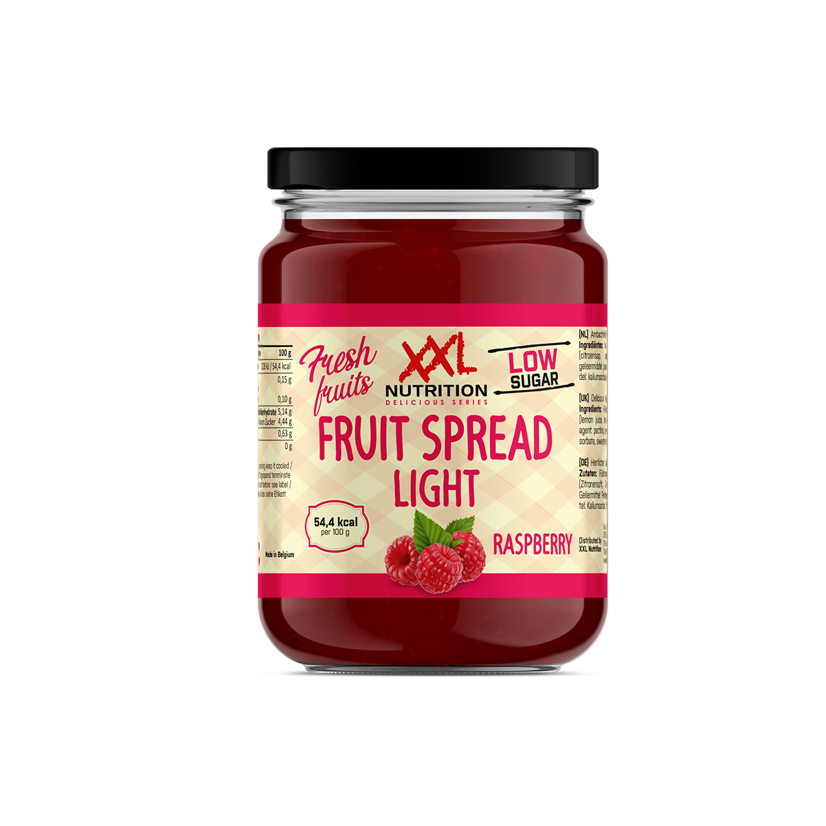 XXL Nutrition Light Fruit Spread Raspberry (235 gr)