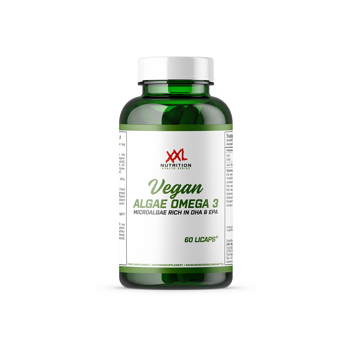 XXL Nutrition Vega Algenolie Omega 3 (60 capsules)