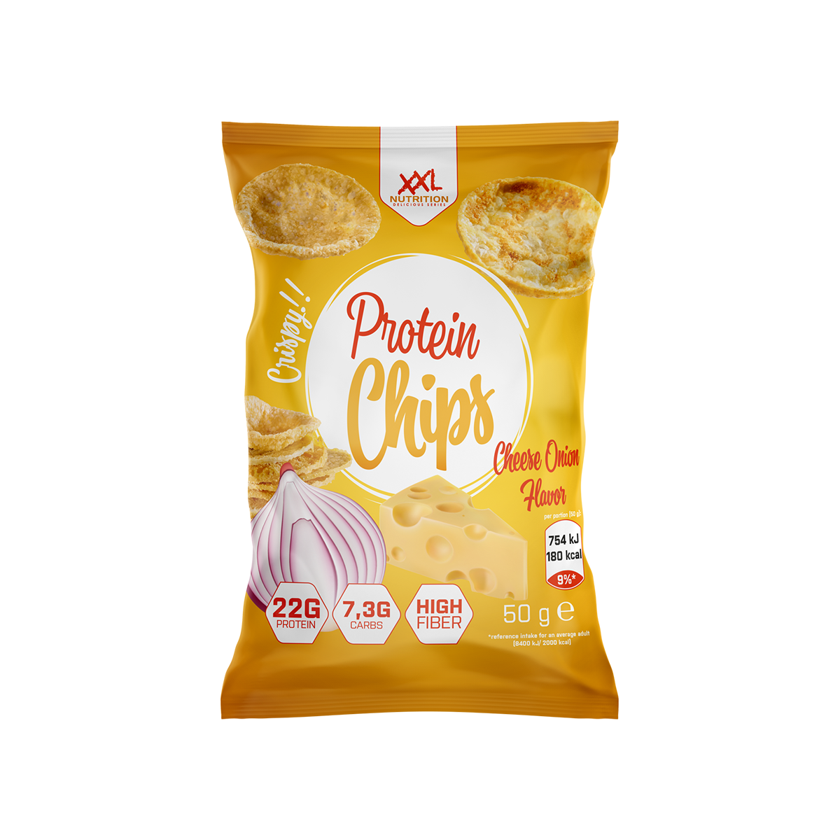 XXL Nutrition Protein Chips - Cheese Onion (50 gr)