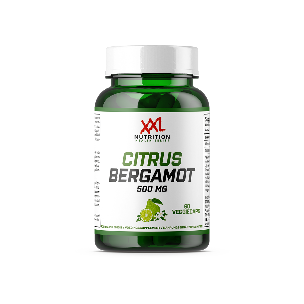 XXL Nutrition Citrus Bergamot Extract - 500 gr (60 capsules)