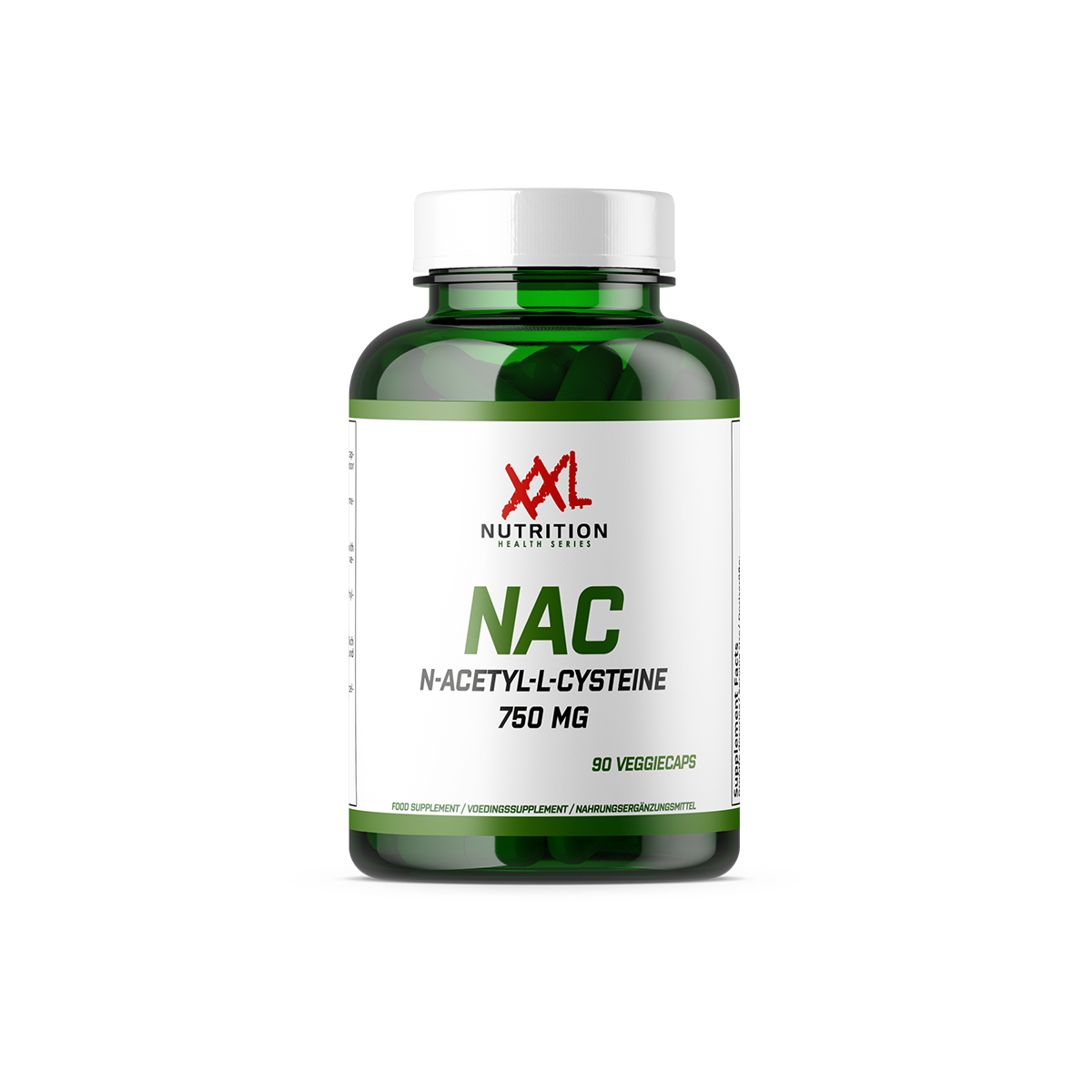 XXL Nutrition NAC (n-acetyl-l-cysteïne) - 750 mg (90 capsules)