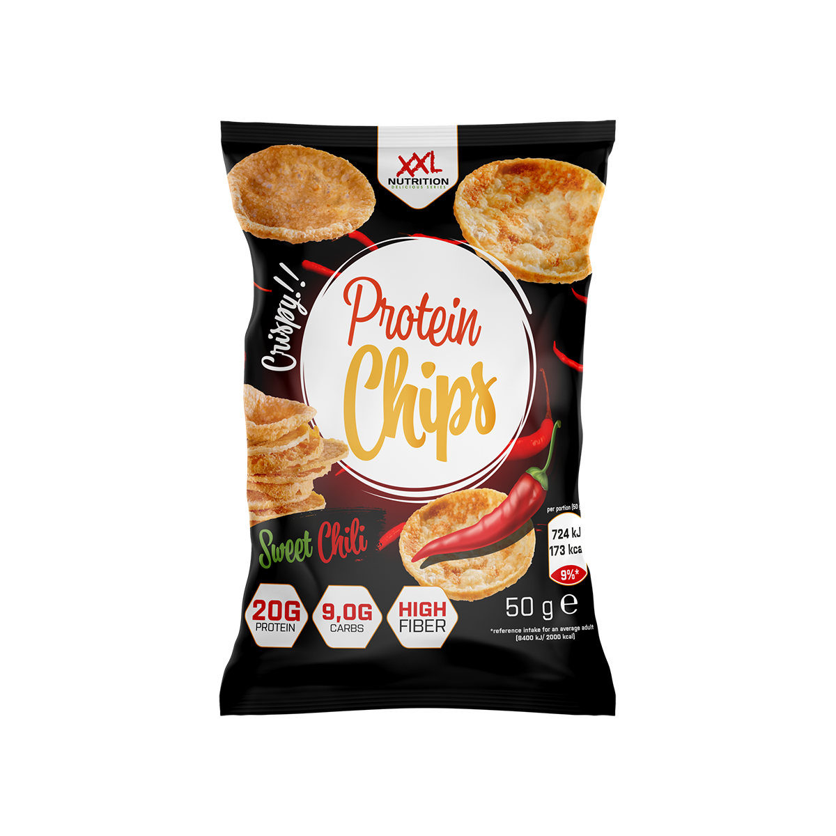 XXL Nutrition Protein Chips - Sweet Chili (50 gr)