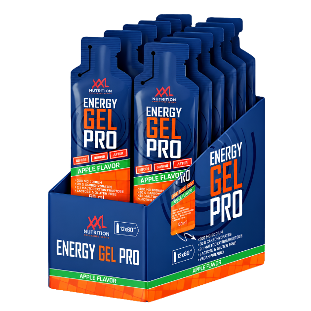 XXL Nutrition Energy Gel Pro - Apple (12 x 60 ml)