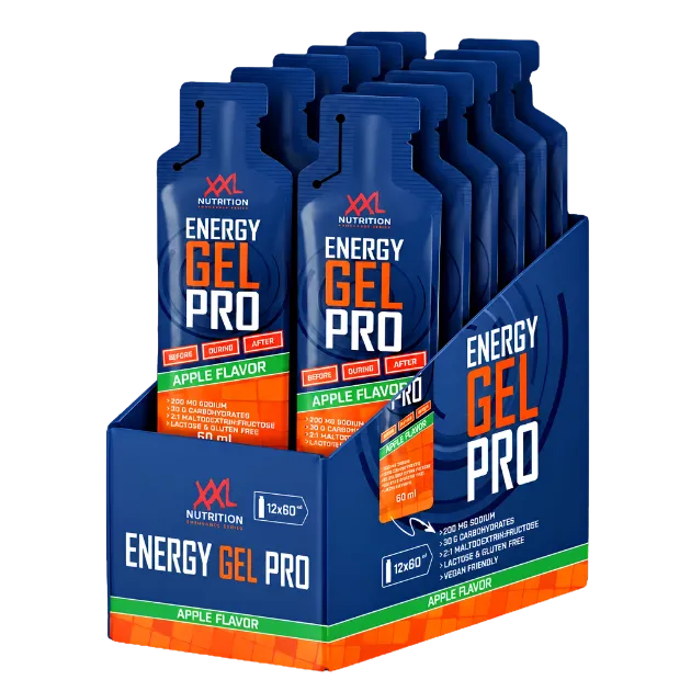 XXL Nutrition Energy Gel Pro - Apple (12 x 60 ml)