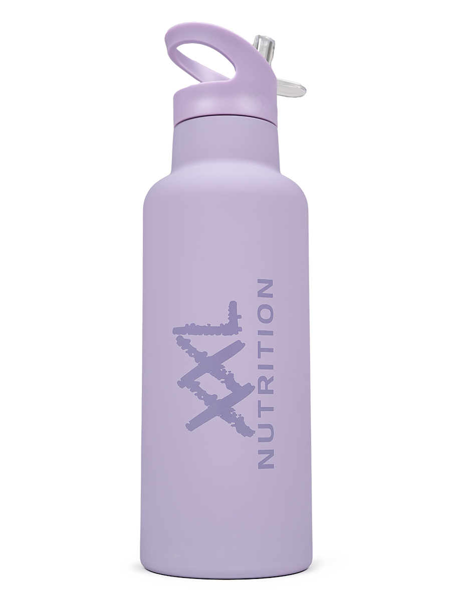 XXL Nutrition Insulated Straw Bottle - Lilac (1 stuk)