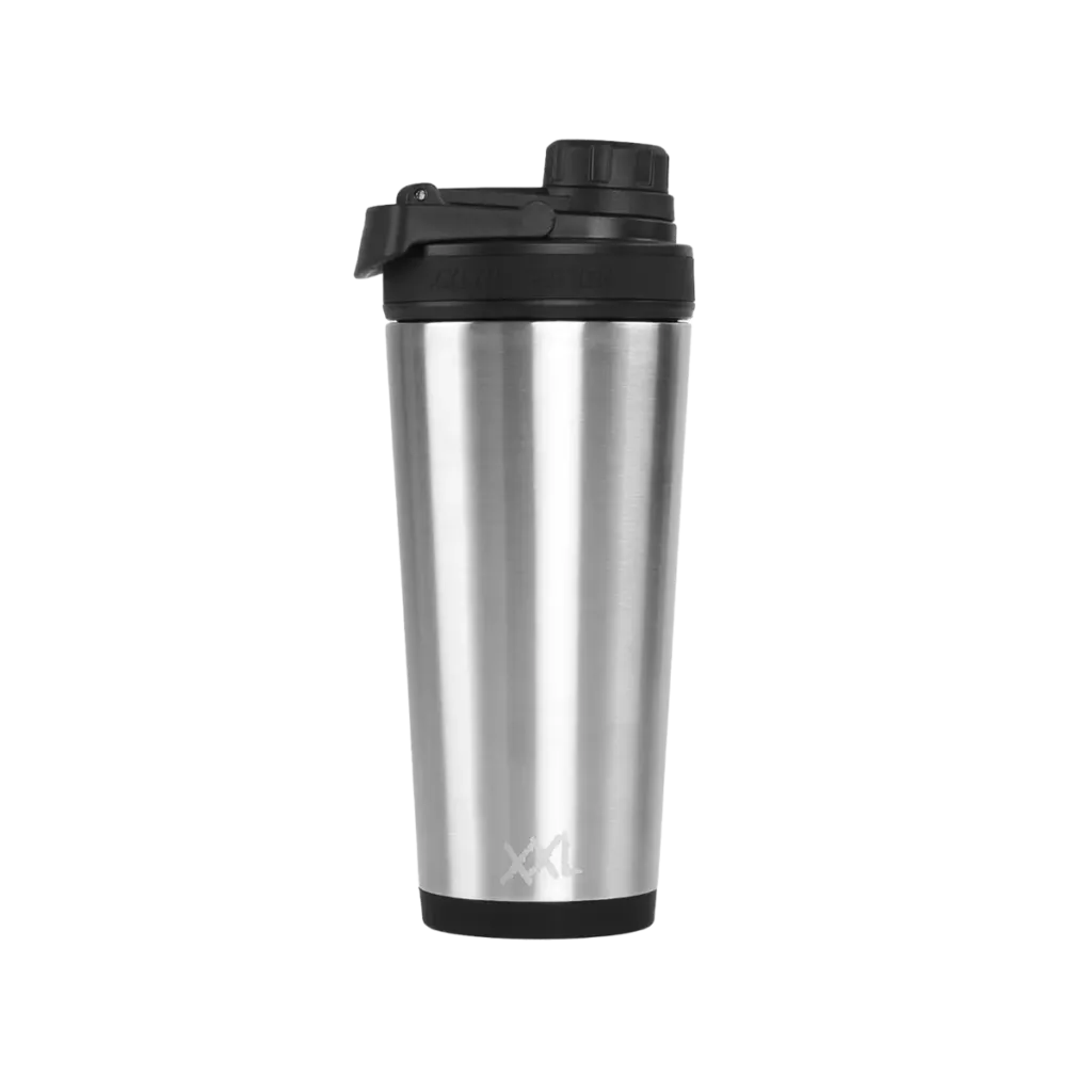 XXL Nutrition Thermo Shaker V2 - Silver (1 stuk)