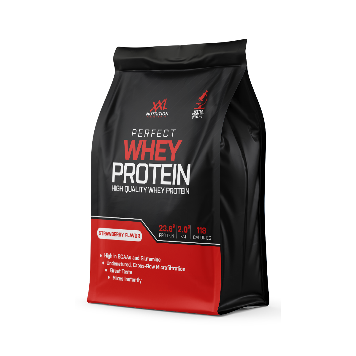 XXL Nutrition Perfect Whey Protein - Aardbei (2000 gr)