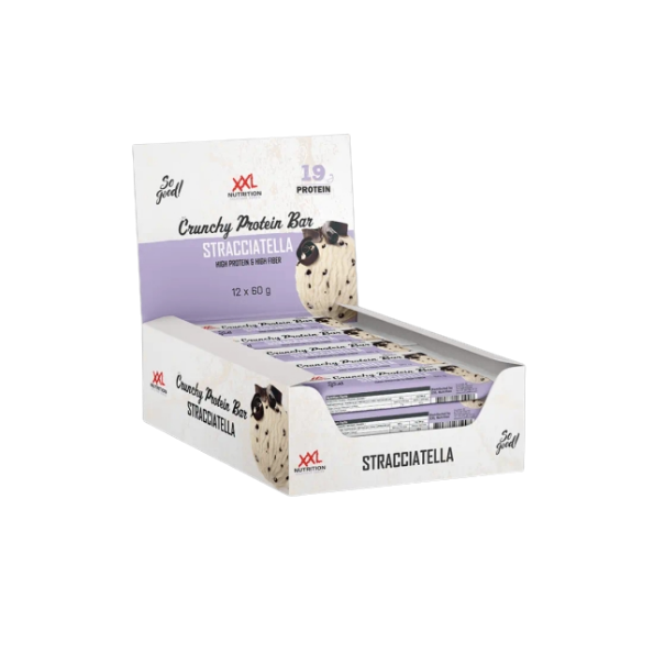 XXL Nutrition Crunchy Protein Bar - Stracciatella (12 x 60 gr)