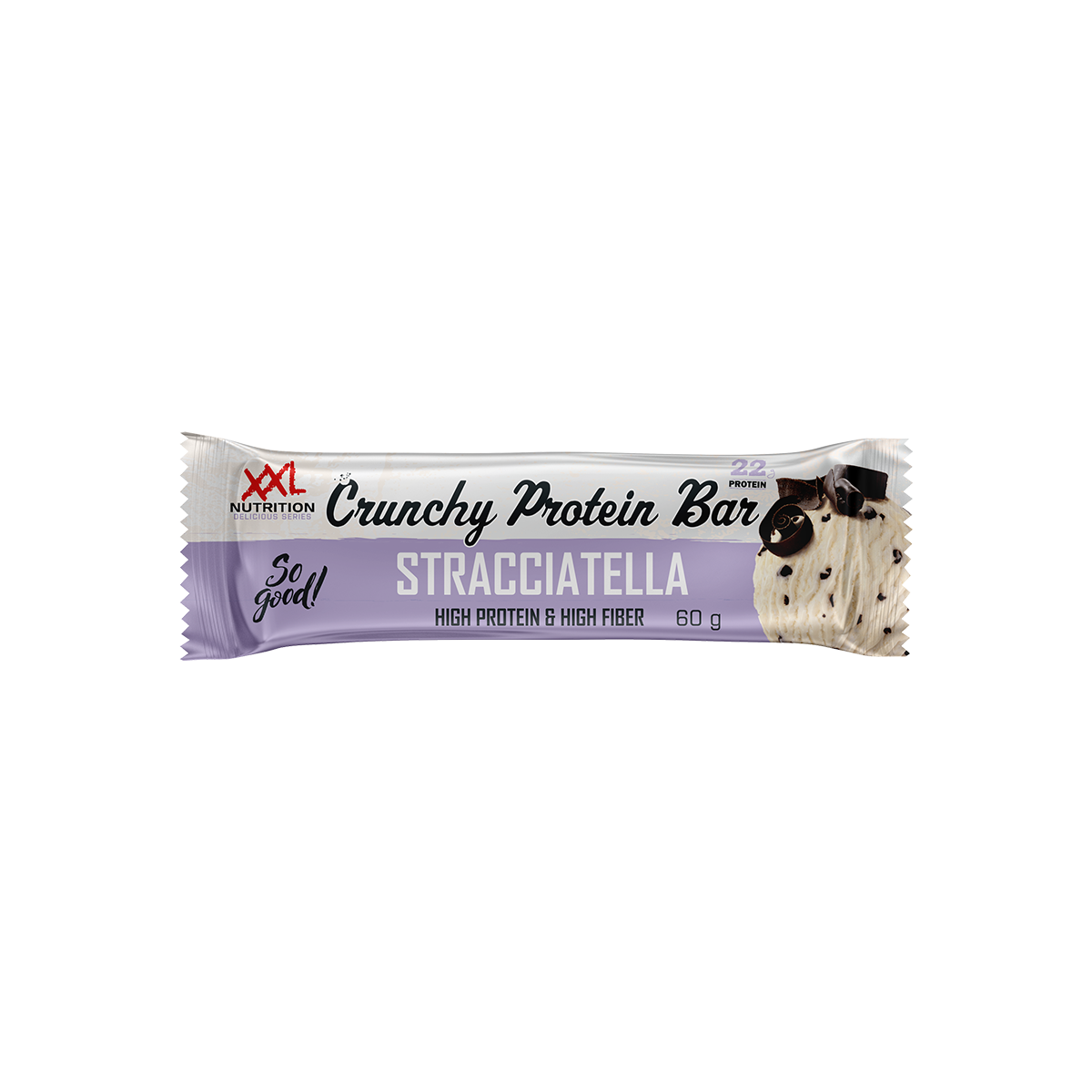 XXL Nutrition Crunchy Protein Bar - Stracciatella (12 x 60 gr)