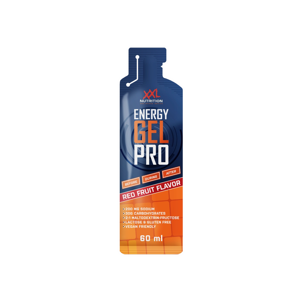 XXL Nutrition Energy Gel Pro - Red Fruit (12 x 60 ml)