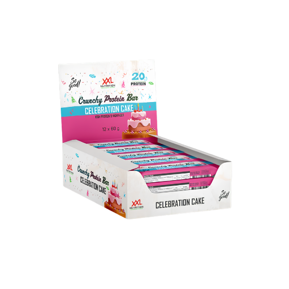 XXL Nutrition Crunchy Protein Bar - Celebration Cake (12 x 60 gr)