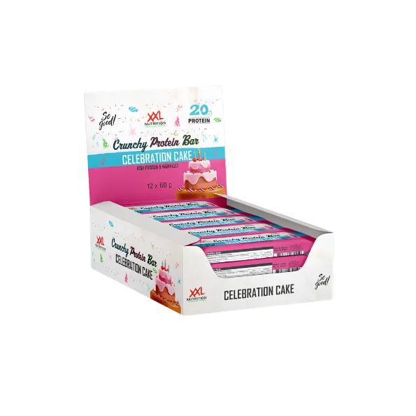 XXL Nutrition Crunchy Protein Bar - Celebration Cake (12 x 60 gr)