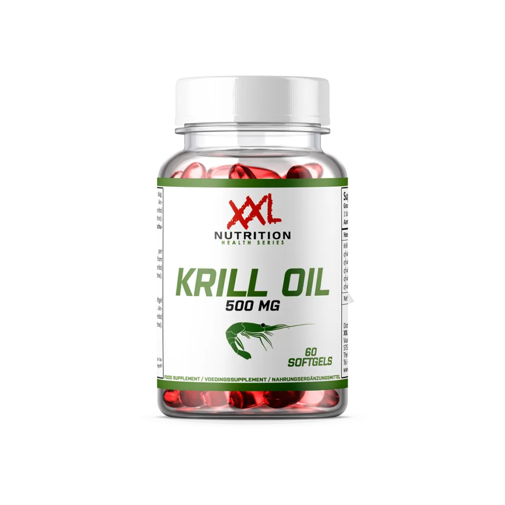 XXL Nutrition Krillolie - 500 mg (60 softgels)
