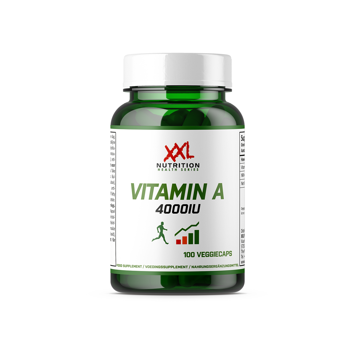 XXL Nutrition Vitamine A - 4000 iu (100 capsules)