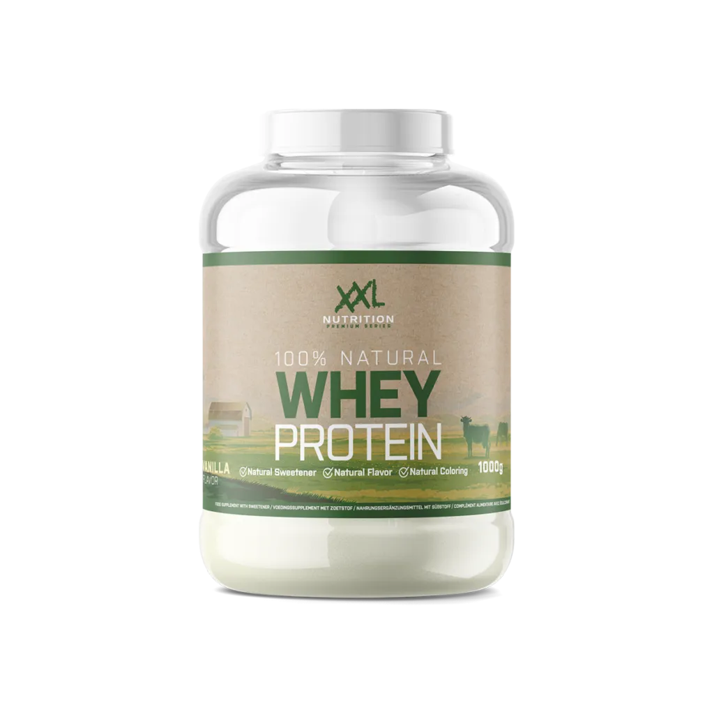 XXL Nutrition 100% Natural Whey Protein - Vanille (1000 gr)