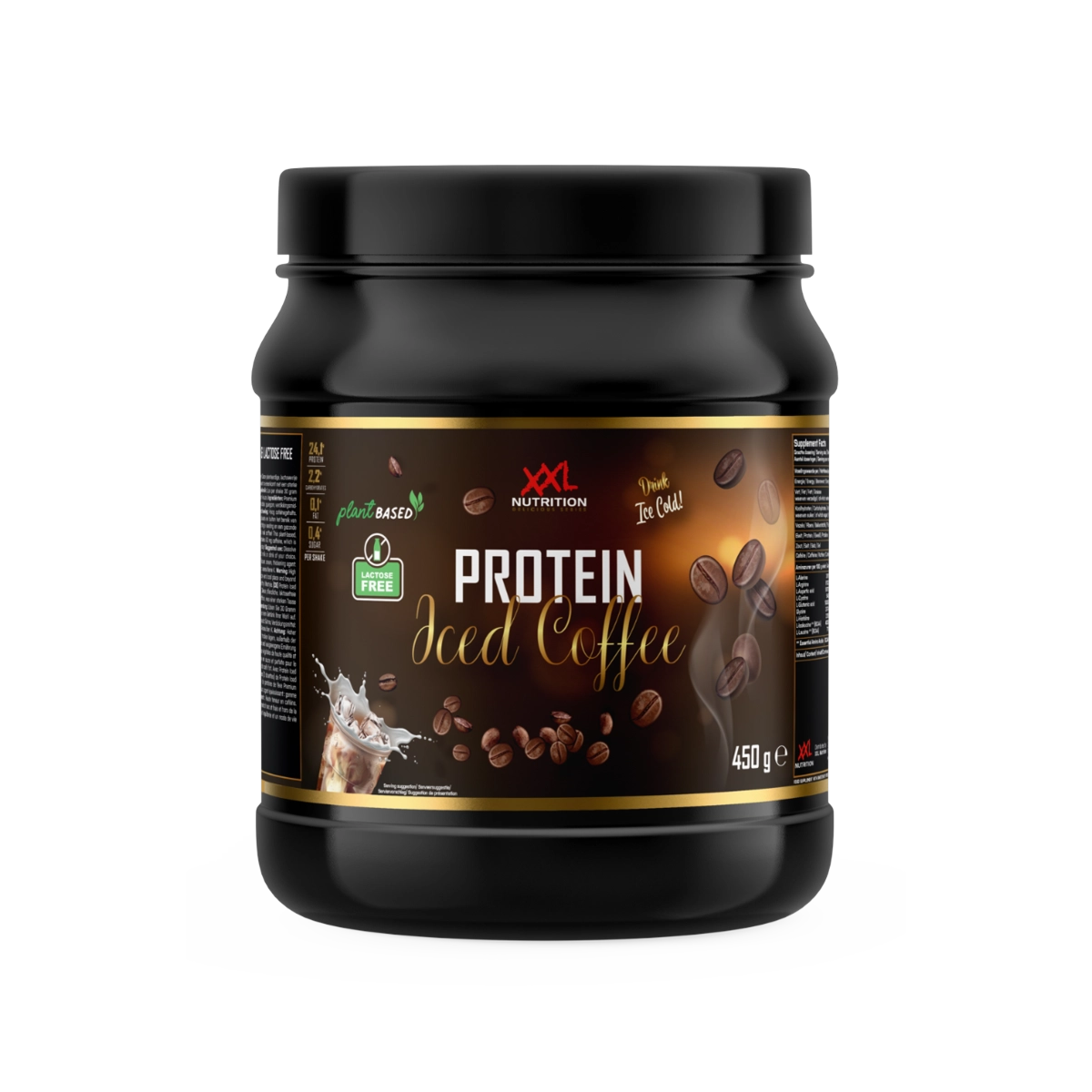XXL Nutrition Protein Iced Coffee - Zero Lactose (plant Based) (450 gr)