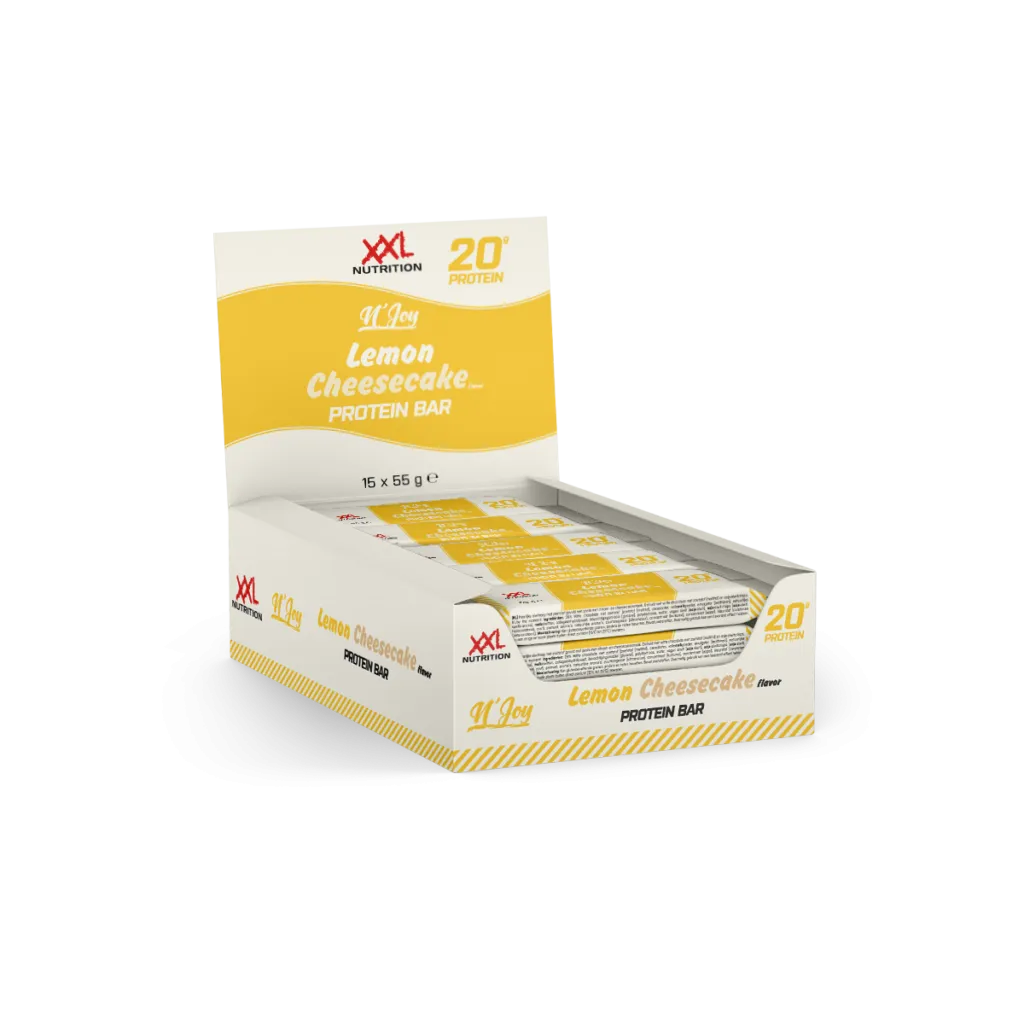 XXL Nutrition N'joy Protein Bar - Lemon Cheesecake (15 x 55 gr)