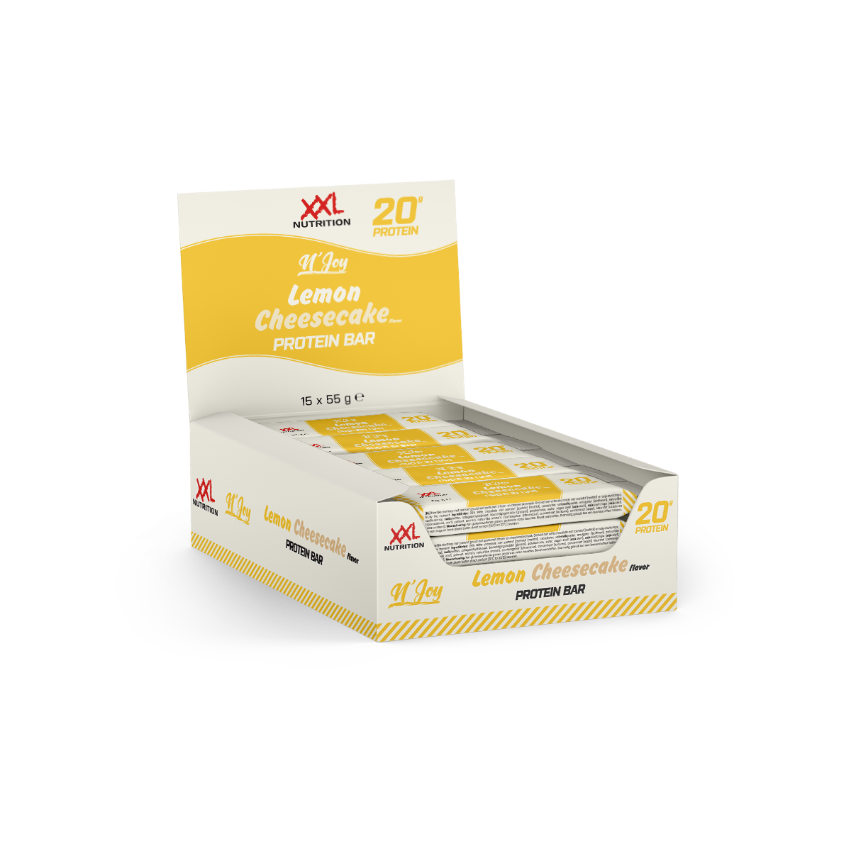 XXL Nutrition N'joy Protein Bar - Lemon Cheesecake (15 x 55 gr)