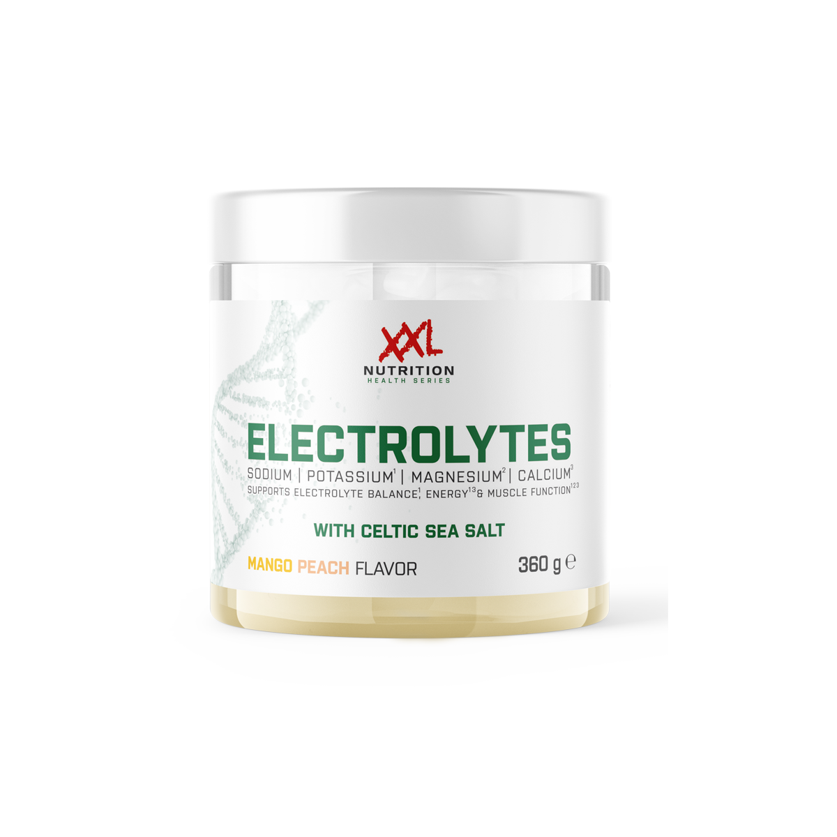 XXL Nutrition Electrolytes - Mango Perzik (360 gr)