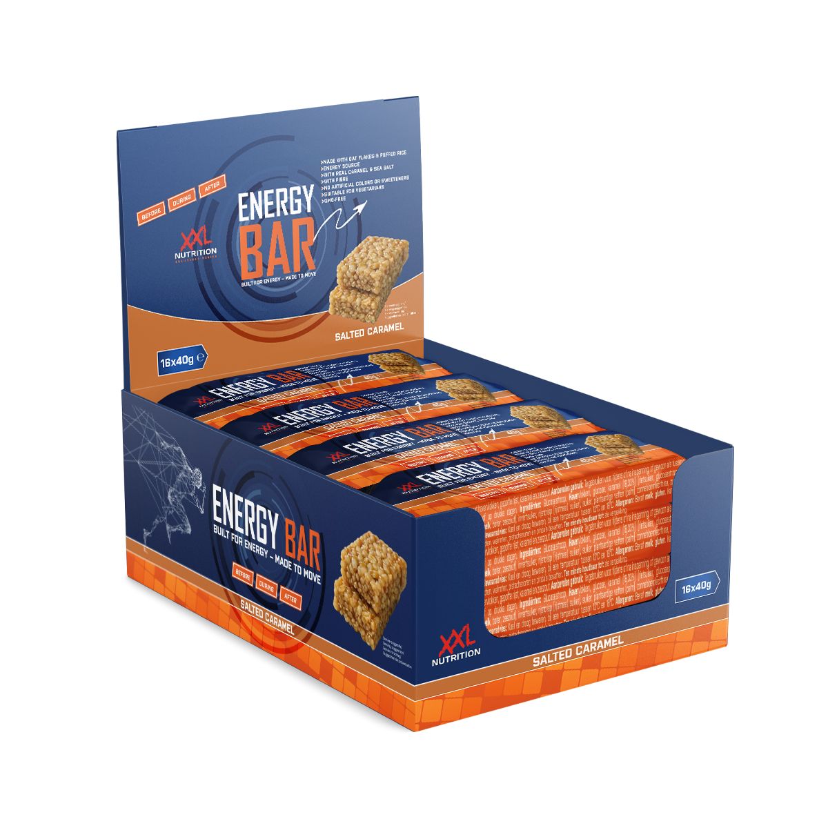 XXL Nutrition Energy Bar - Salted Caramel (16 x 40 gr) (16 stuks)
