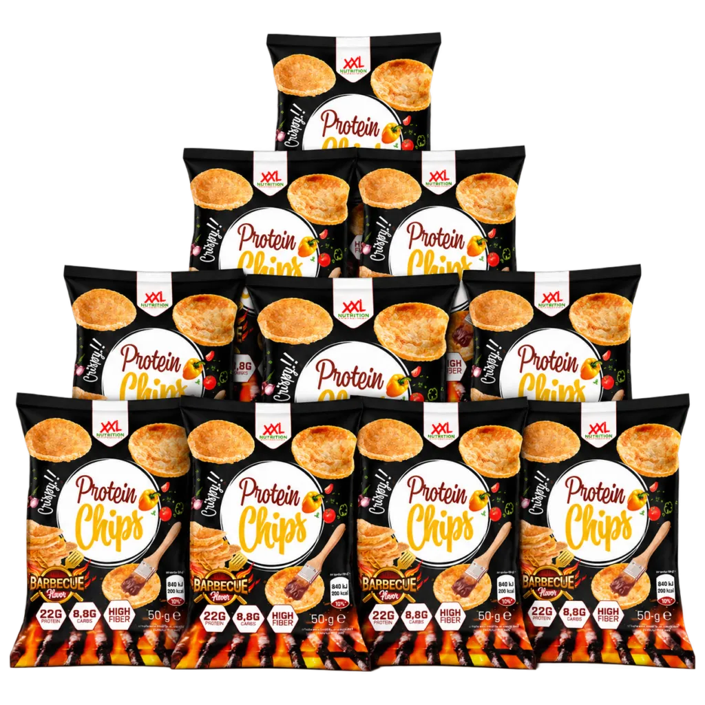 XXL Nutrition Protein Chips - BBQ (10 x 50 gr)