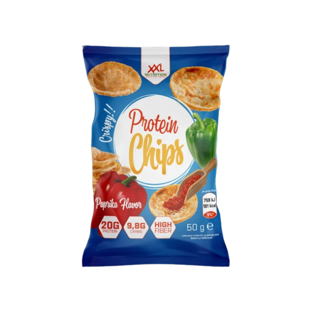 XXL Nutrition Protein Chips - Paprika (10 x 50 gr)