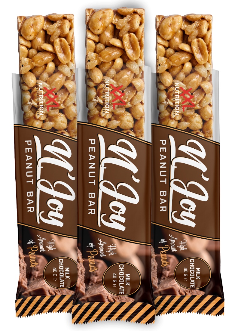 XXL Nutrition N'joy Peanut Bar Melk Chocolade (15 x 40 gr)