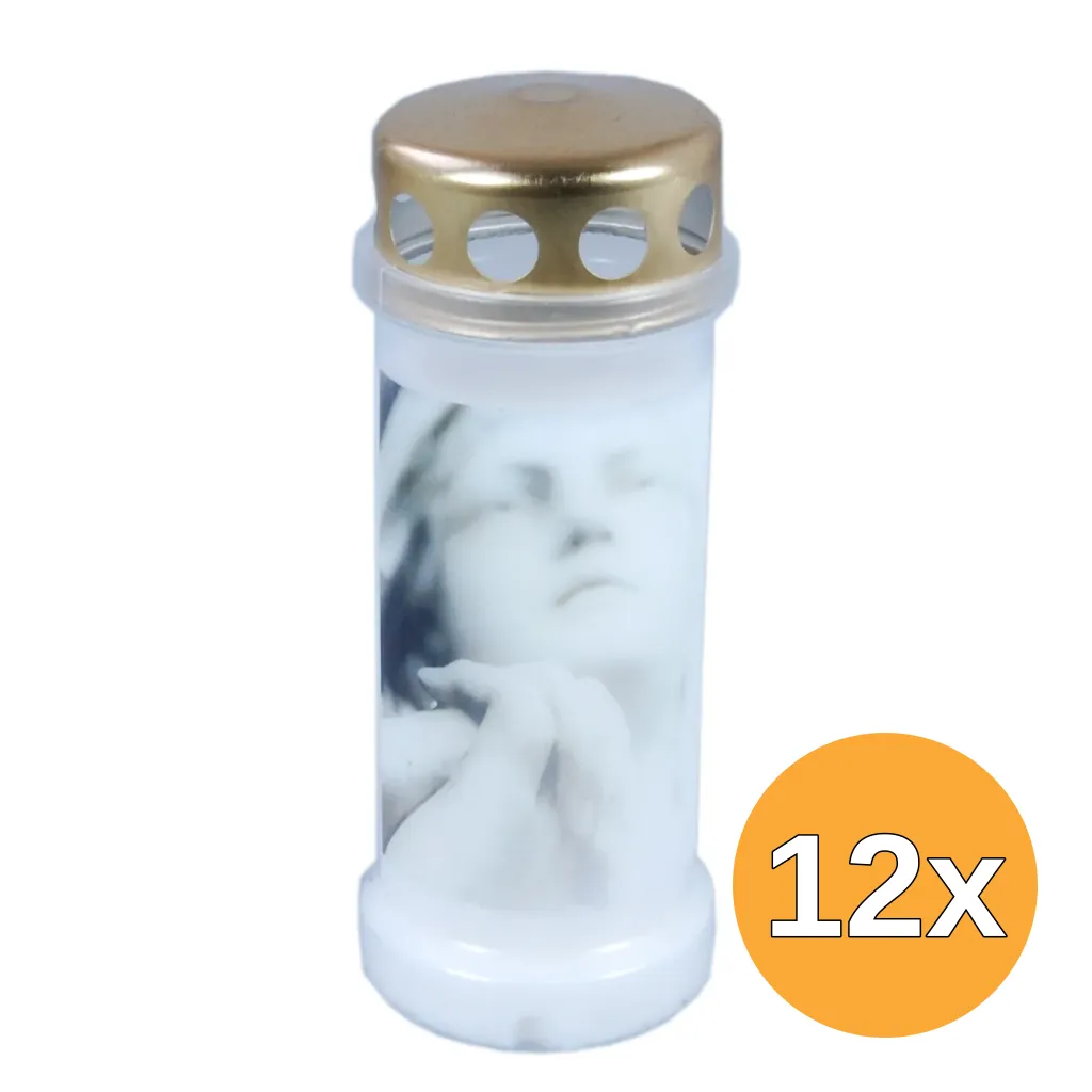 12x Bolsius Graflicht Nr6 Bidden Wit (1 stuk)