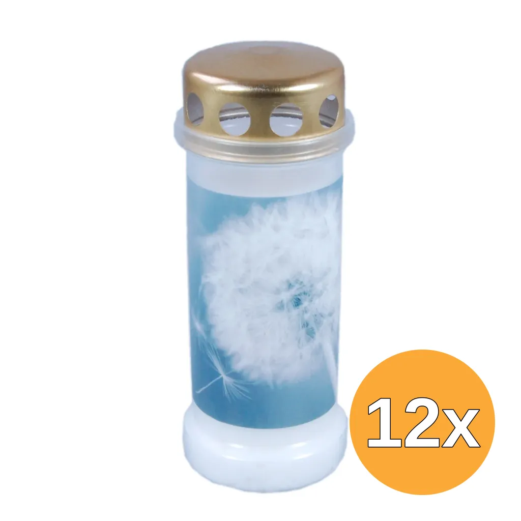 12x Bolsius Herdenkingslicht Nr6 Paardenbloem (1 stuk)