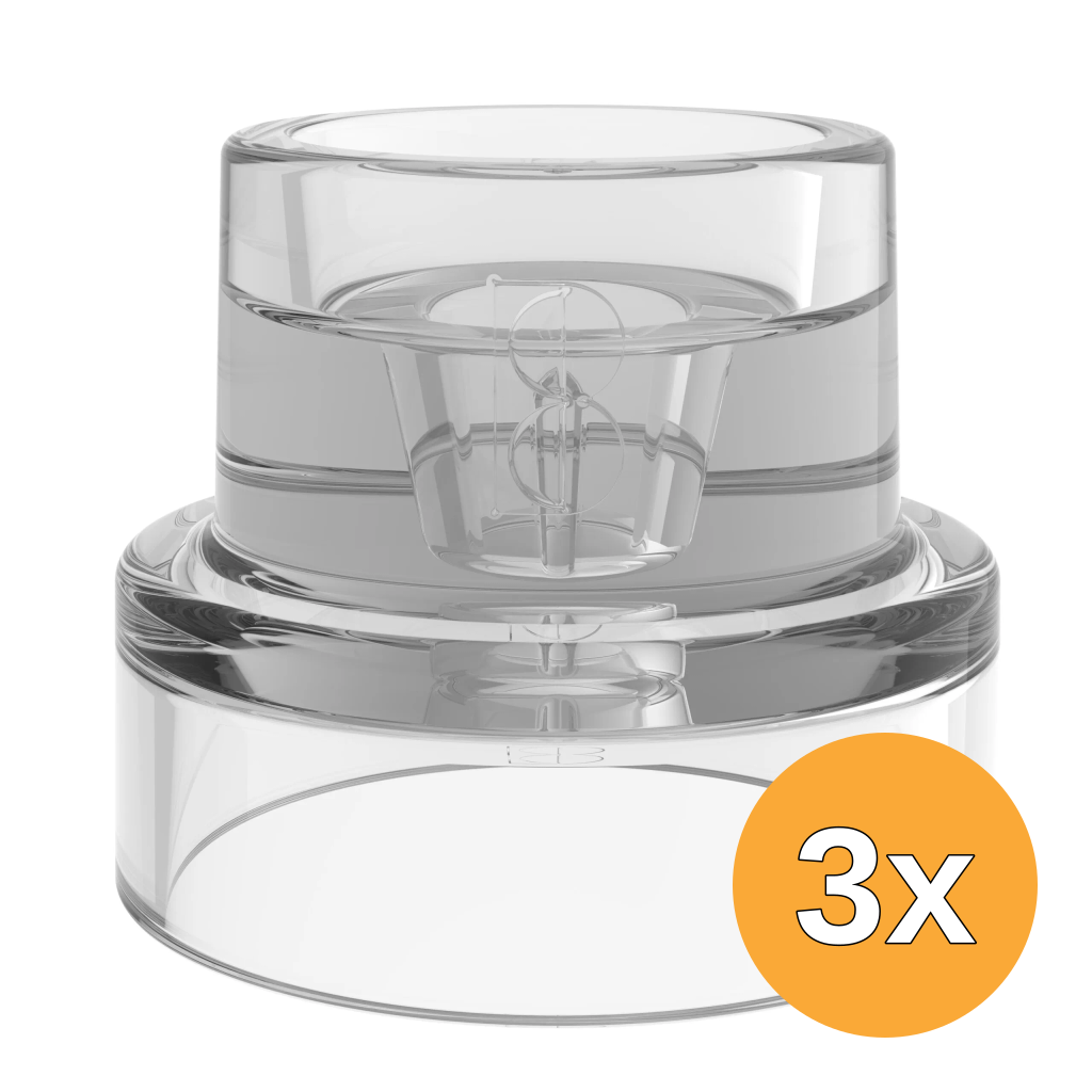 3x Bolsius Glazen Houder 4 In 1 Transparant (1 stuk)