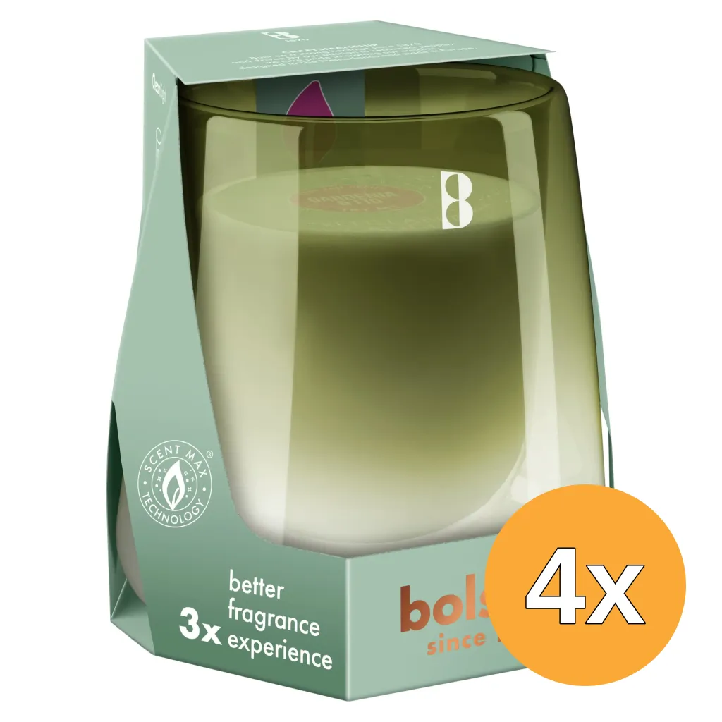 4x Bolsius Starterkit Clean Light Gardenia & Fig (1 set)
