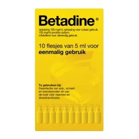 Betadine Solution Single Dose (10 x 5 ml)