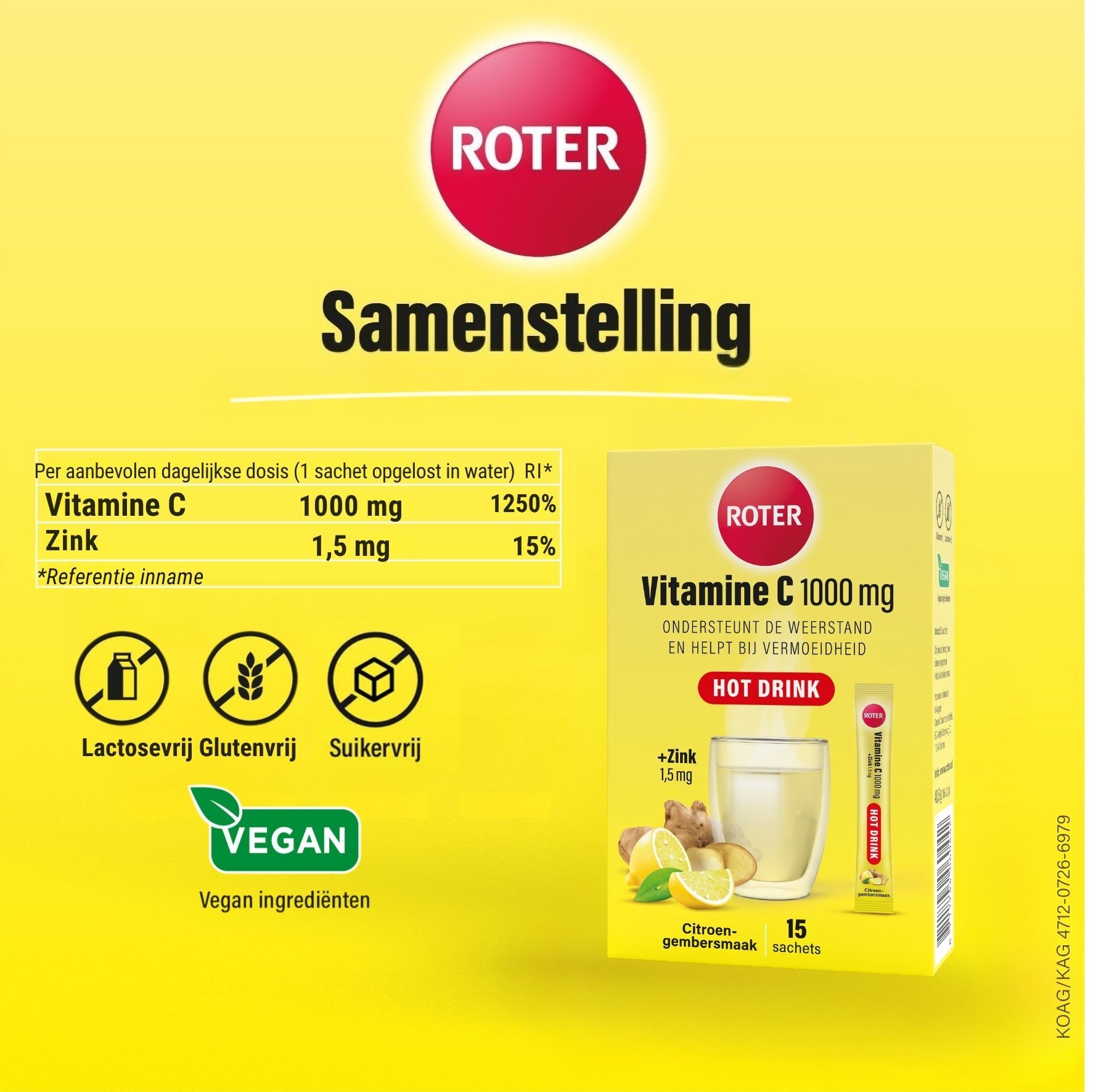 Roter Vitamine D3 25µg Citroen (100 tabletten) - image 4
