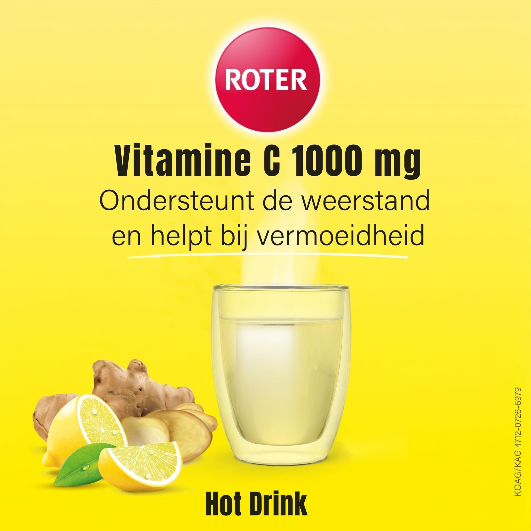 Roter Vit.C+Zink Hot Drink Citroen-gember sachets (15 stuks) - image 3