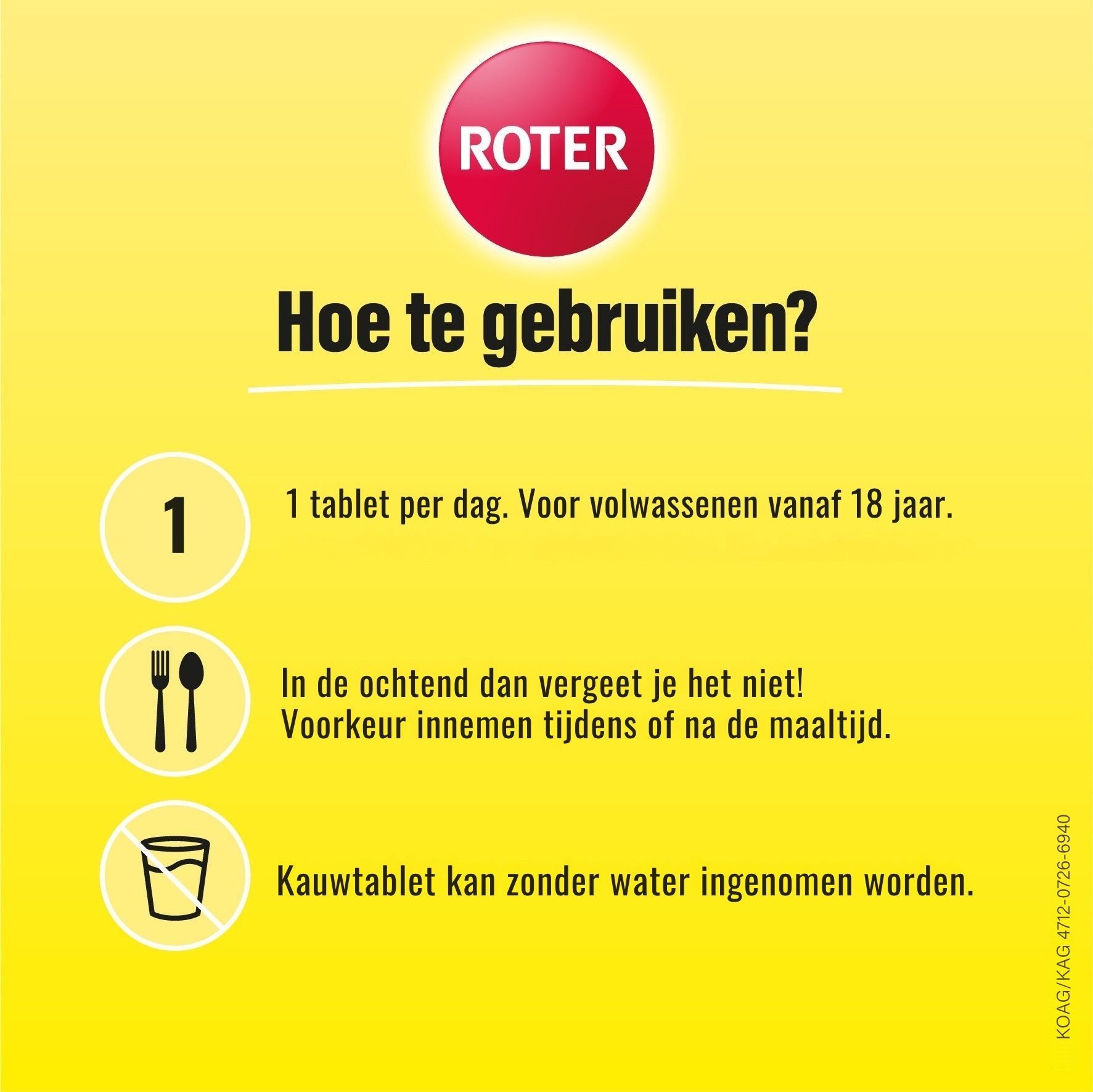 Roter Vitamine B12 1000µg Citroen (50 tabletten) - image 3