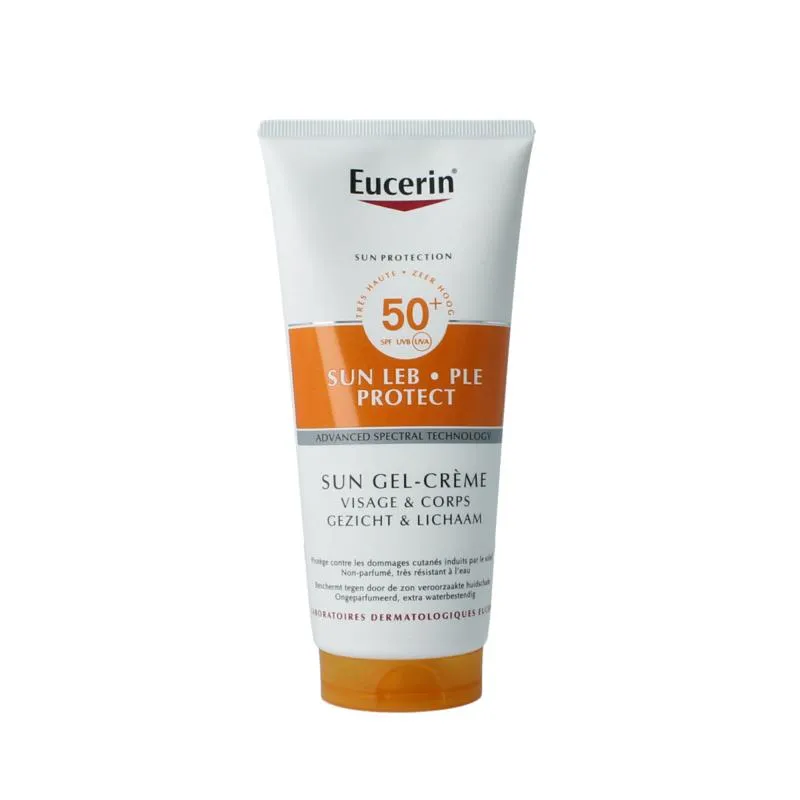 Eucerin Sun Ple Protect Gel Creme Gez en Lichaam SPF50+ (200 ml)