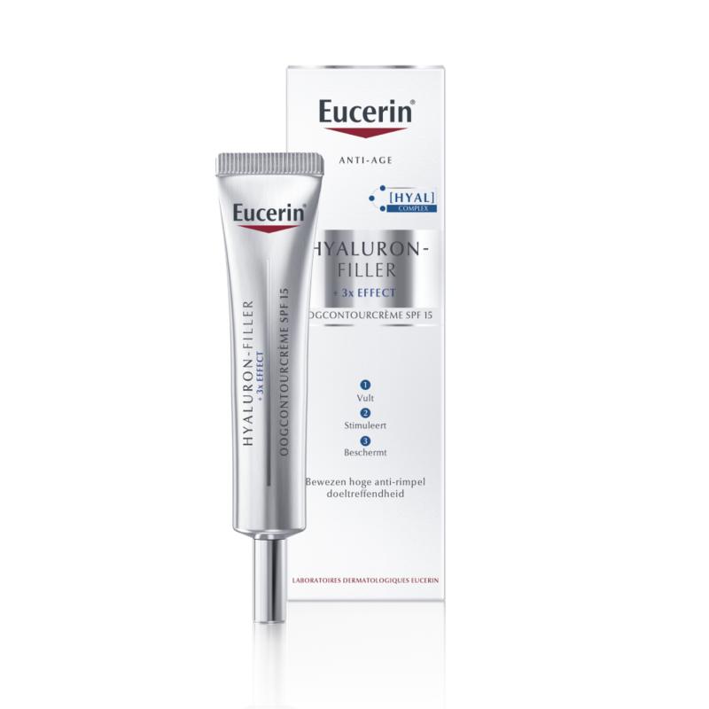 Eucerin Hyaluron-filler + 3x Effect Oogcontourcreme SPF15 (15 ml)
