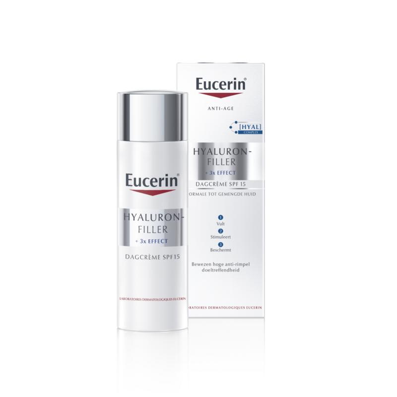 Eucerin Hyaluron-filler + 3x Effect Dagcreme Normaal SPF15 (50 ml)